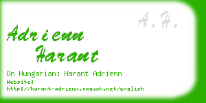 adrienn harant business card